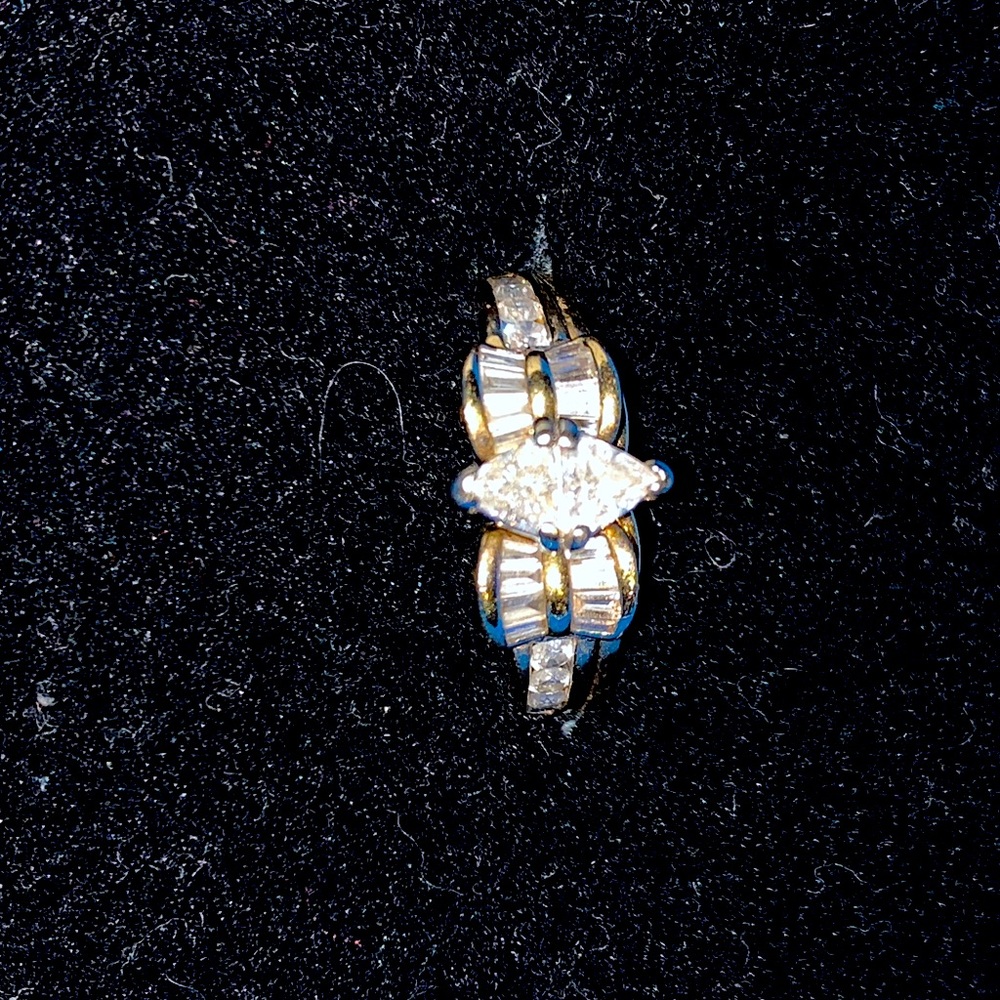 14k diamond ring